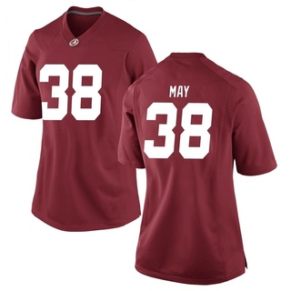 Alijah May Game Crimson Women's Alabama Crimson Tide Football Jersey