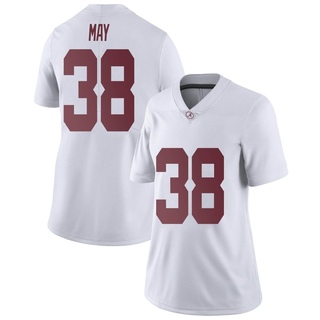 Alijah May Limited White Women's Alabama Crimson Tide Football Jersey