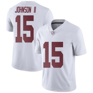 Duke Johnson II Limited White Men's Alabama Crimson Tide Football Jersey