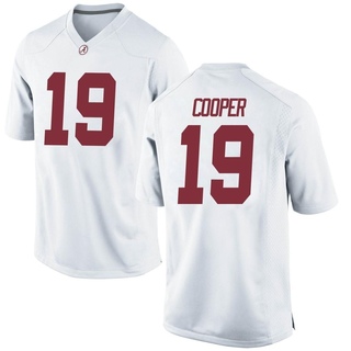 John Cooper Replica White Youth Alabama Crimson Tide Football Jersey