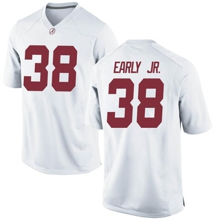Marcus Early Jr. Game White Men's Alabama Crimson Tide Football Jersey