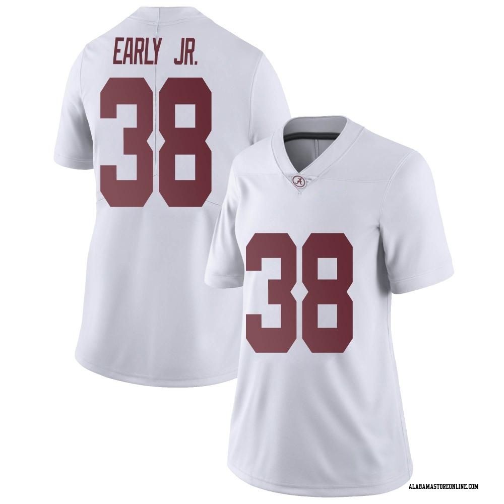 Marcus Early Jr. Limited White Women's Alabama Crimson Tide Football Jersey