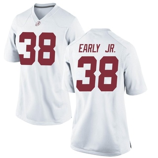 Marcus Early Jr. Replica White Women's Alabama Crimson Tide Football Jersey