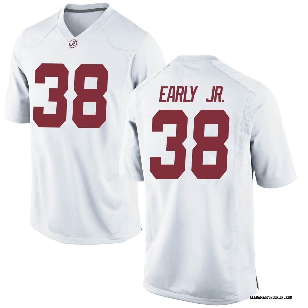 Marcus Early Jr. Replica White Youth Alabama Crimson Tide Football Jersey